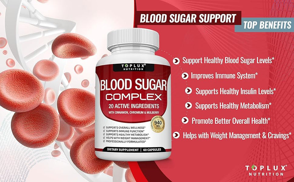 BLOOD SUGAR - Ayuda a regular tu glucosa y eliminar las bacterias del páncreas.